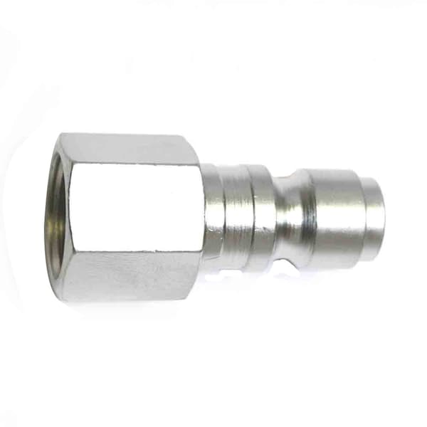 Interstate Pneumatics 3/8 Inch Automotive Steel Coupler Plug x 3/8 Inch Female NPT, PK 6 CPA660-D6 - main